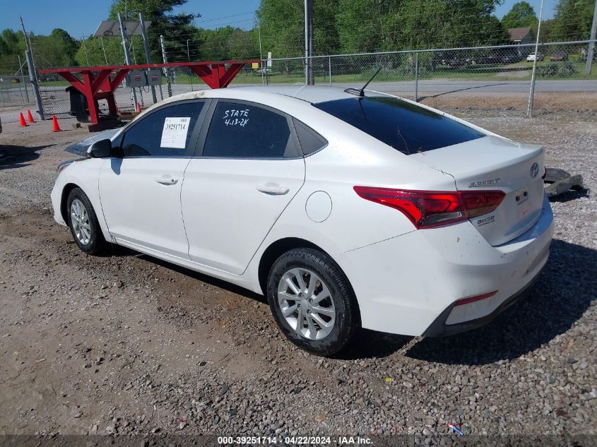 2022 Hyundai Accent Sel VIN: 3KPC24A65NE178308 Lot: 39251714