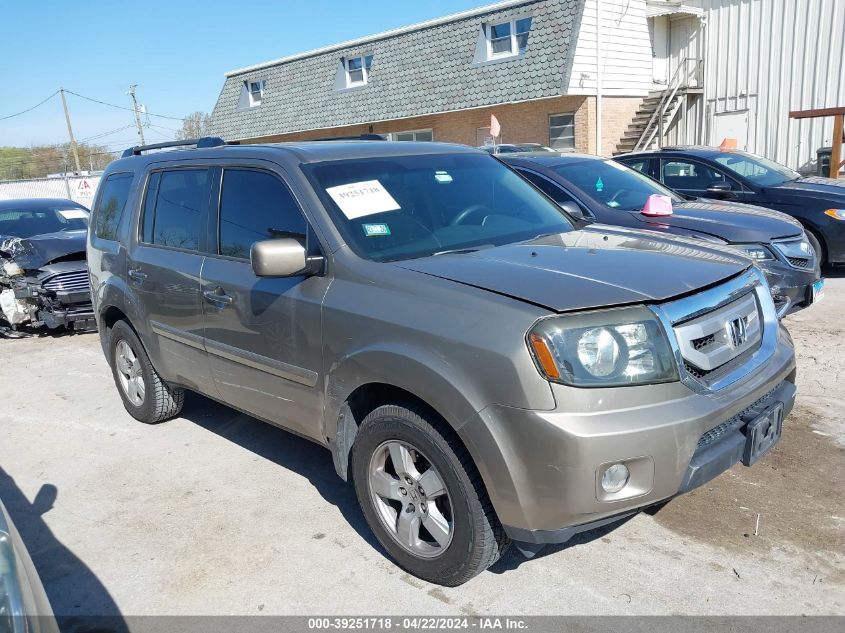 2010 Honda Pilot Ex-L VIN: 5FNYF4H69AB024494 Lot: 39251718