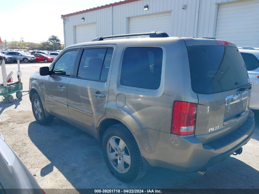 2010 Honda Pilot Ex-L VIN: 5FNYF4H69AB024494 Lot: 39251718