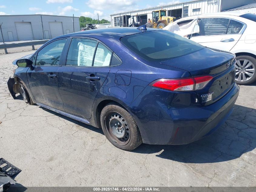 2020 Toyota Corolla Le VIN: JTDEPRAE8LJ093347 Lot: 39251746