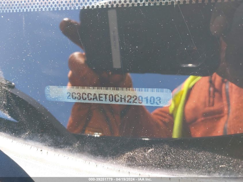 2012 Chrysler 300C VIN: 2C3CCAET0CH229103 Lot: 39251779