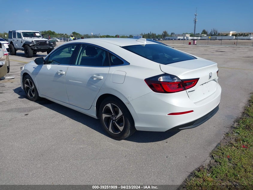 2022 HONDA INSIGHT 1.5L I4 FI DOHC 16V (VIN: 19XZE4F59NE008762