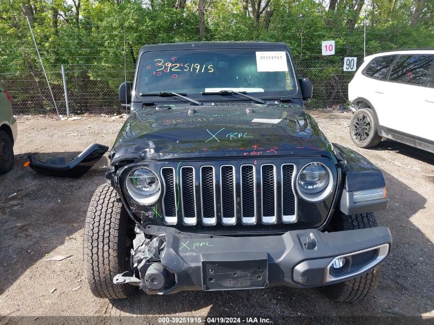 2018 Jeep Wrangler Unlimited Sahara 4X4 VIN: 1C4HJXEG8JW118262 Lot: 39251915