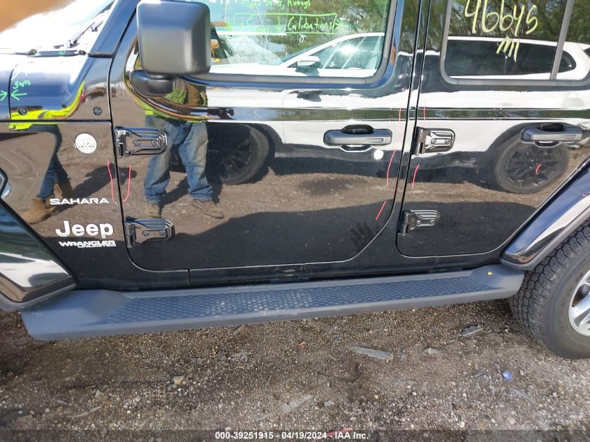 2018 Jeep Wrangler Unlimited Sahara 4X4 VIN: 1C4HJXEG8JW118262 Lot: 39251915