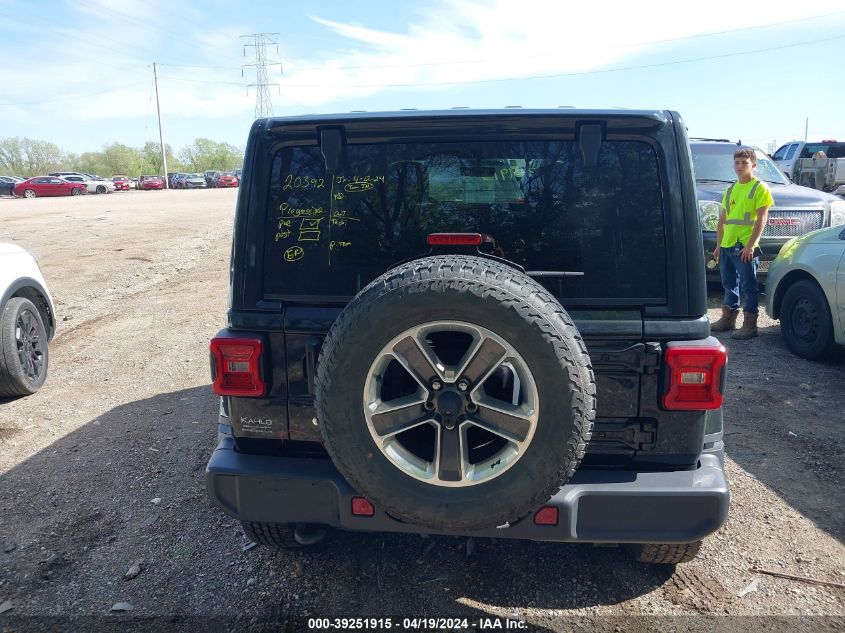 2018 Jeep Wrangler Unlimited Sahara 4X4 VIN: 1C4HJXEG8JW118262 Lot: 39251915