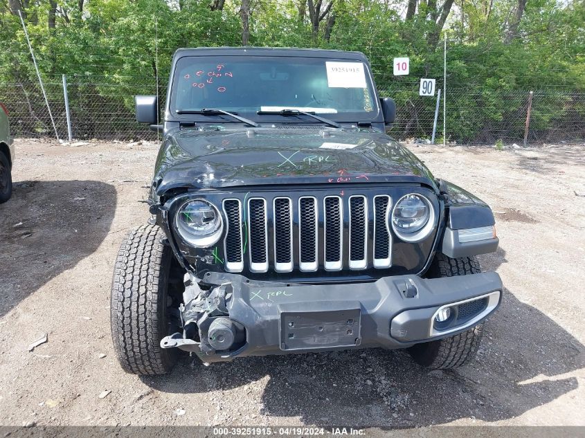 2018 Jeep Wrangler Unlimited Sahara 4X4 VIN: 1C4HJXEG8JW118262 Lot: 39251915