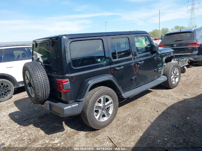 2018 Jeep Wrangler Unlimited Sahara 4X4 VIN: 1C4HJXEG8JW118262 Lot: 39251915