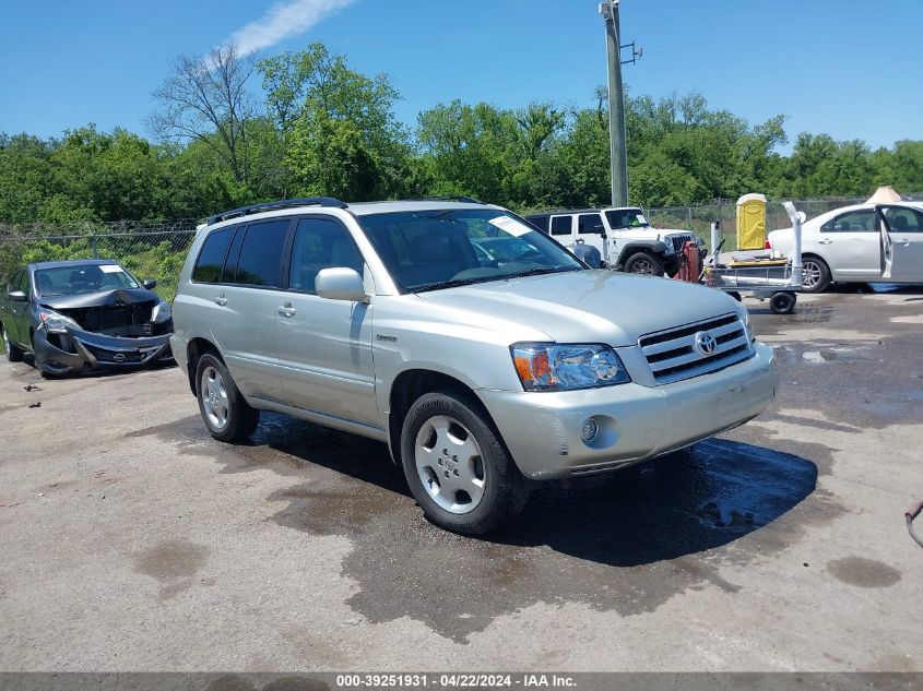 2004 Toyota Highlander Limited V6 VIN: JTEEP21A040013742 Lot: 39251931