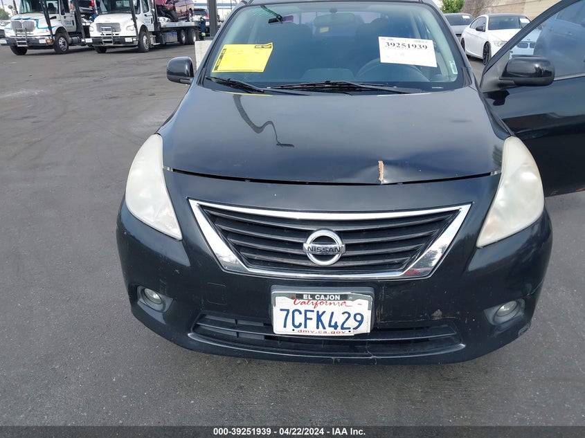 2014 NISSAN VERSA 1.6 SL - 3N1CN7AP8EL808922