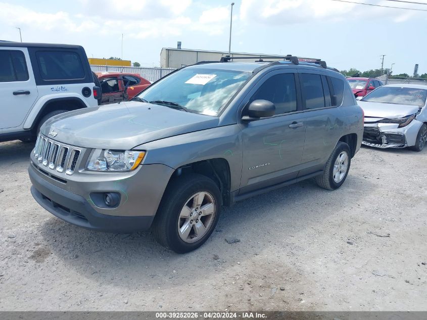 2013 Jeep Compass Latitude VIN: 1C4NJCEAXDD251497 Lot: 39252026