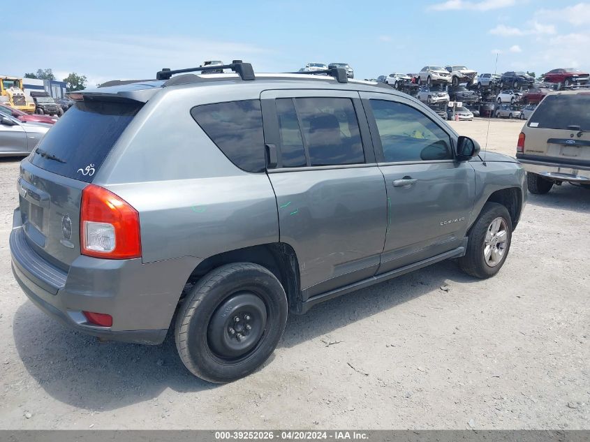 2013 Jeep Compass Latitude VIN: 1C4NJCEAXDD251497 Lot: 39252026