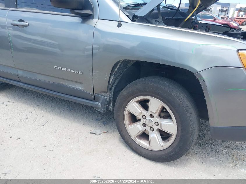 2013 Jeep Compass Latitude VIN: 1C4NJCEAXDD251497 Lot: 39252026