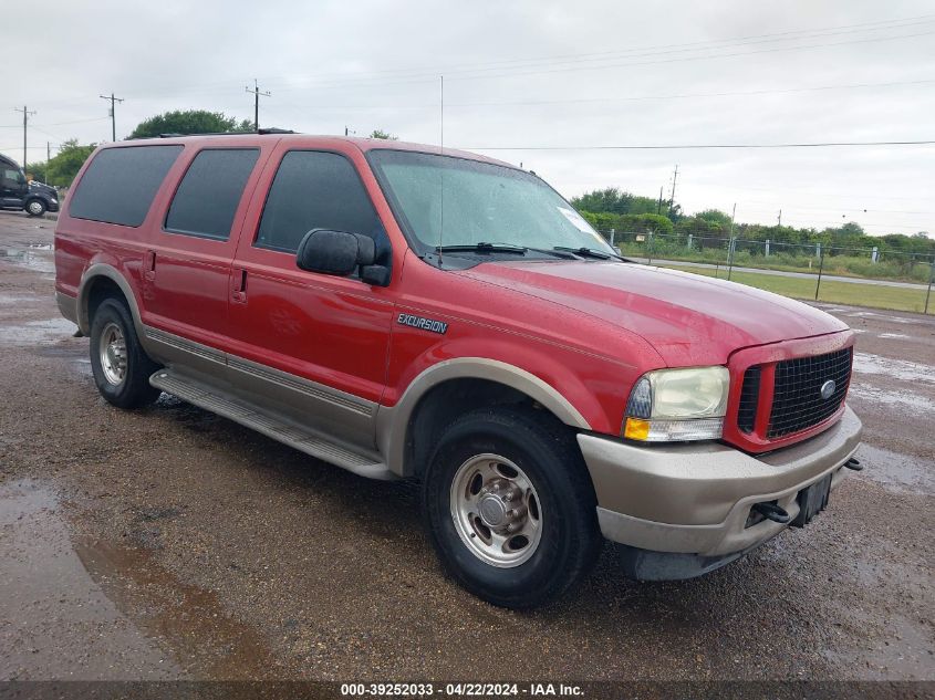 2003 Ford Excursion Eddie Bauer VIN: 1FMNU44L83EC96331 Lot: 39252033
