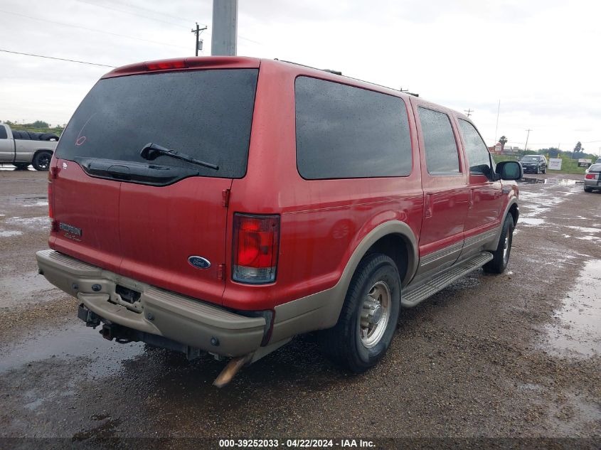 2003 Ford Excursion Eddie Bauer VIN: 1FMNU44L83EC96331 Lot: 39252033