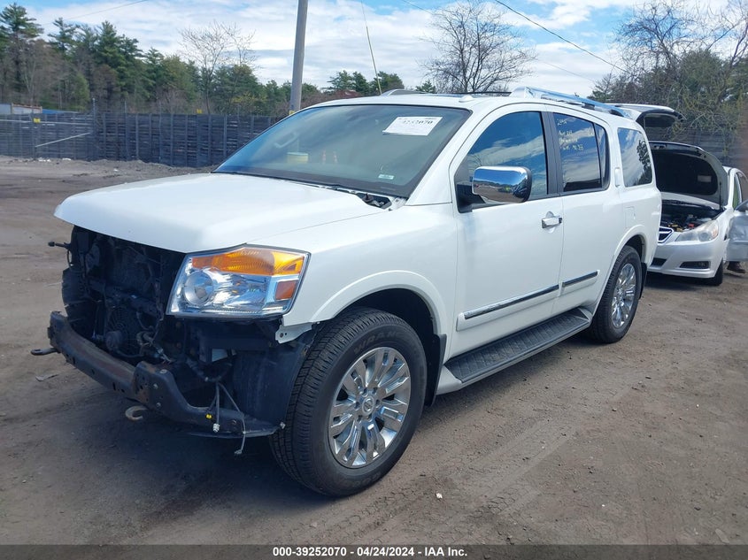 2015 Nissan Armada Platinum VIN: 5N1AA0NCXFN604764 Lot: 39252070