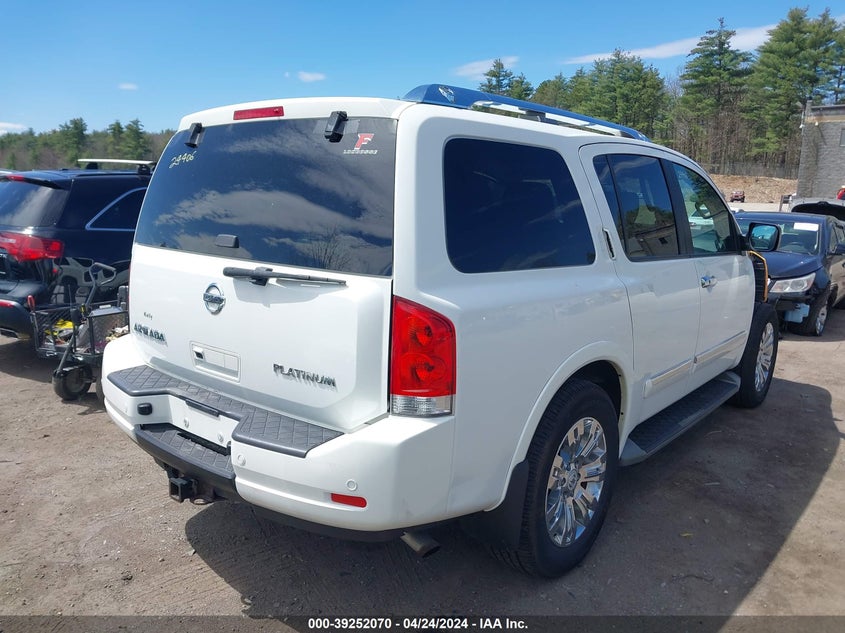 2015 Nissan Armada Platinum VIN: 5N1AA0NCXFN604764 Lot: 39252070