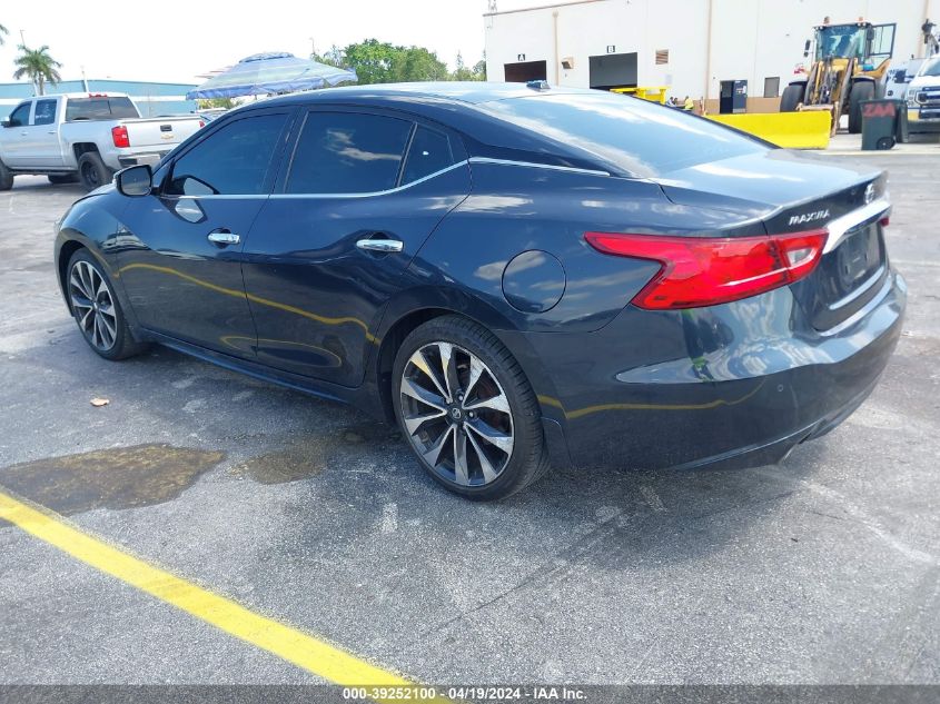 2016 Nissan Maxima 3.5 Sr VIN: 1N4AA6AP3GC382538 Lot: 39252100