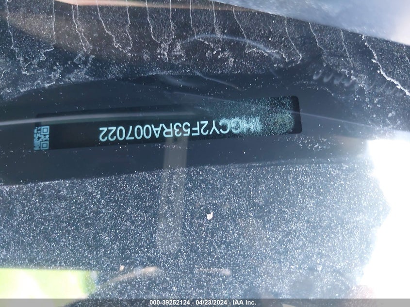 VIN 1HGCY2F53RA007022 2024 HONDA ACCORD HYBRID SPORT