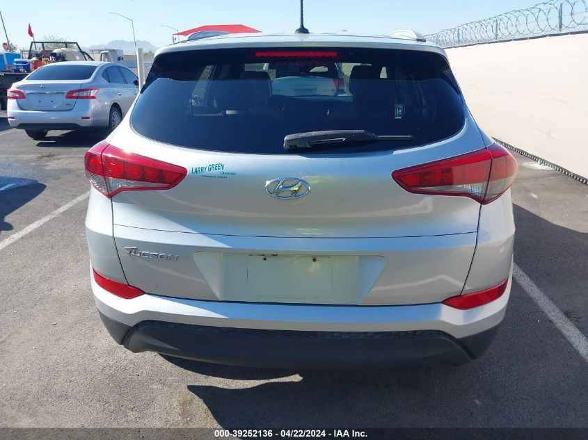 2017 Hyundai Tucson Se VIN: KM8J33A45HU520256 Lot: 39252136