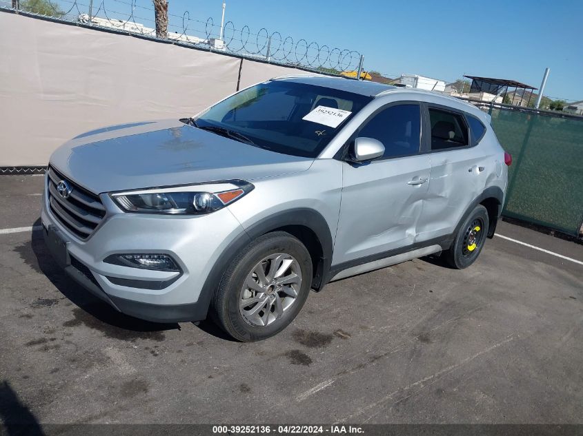 2017 Hyundai Tucson Se VIN: KM8J33A45HU520256 Lot: 39252136