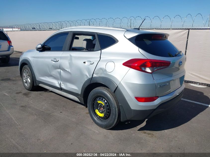 2017 Hyundai Tucson Se VIN: KM8J33A45HU520256 Lot: 39252136
