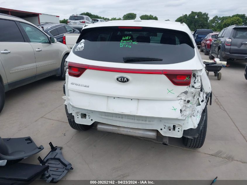 2021 Kia Sportage Lx VIN: KNDPM3AC5M7922287 Lot: 39252162