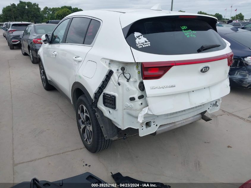 2021 Kia Sportage Lx VIN: KNDPM3AC5M7922287 Lot: 39252162