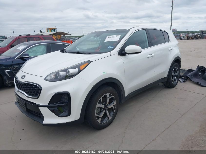 2021 Kia Sportage Lx VIN: KNDPM3AC5M7922287 Lot: 39252162