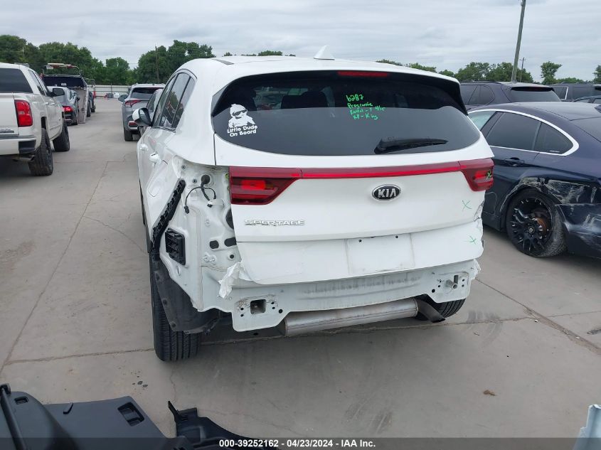 2021 Kia Sportage Lx VIN: KNDPM3AC5M7922287 Lot: 39252162