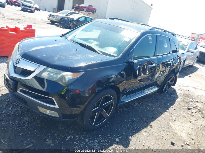 2011 Acura Mdx Advance Package VIN: 2HNYD2H74BH541503 Lot: 39252163