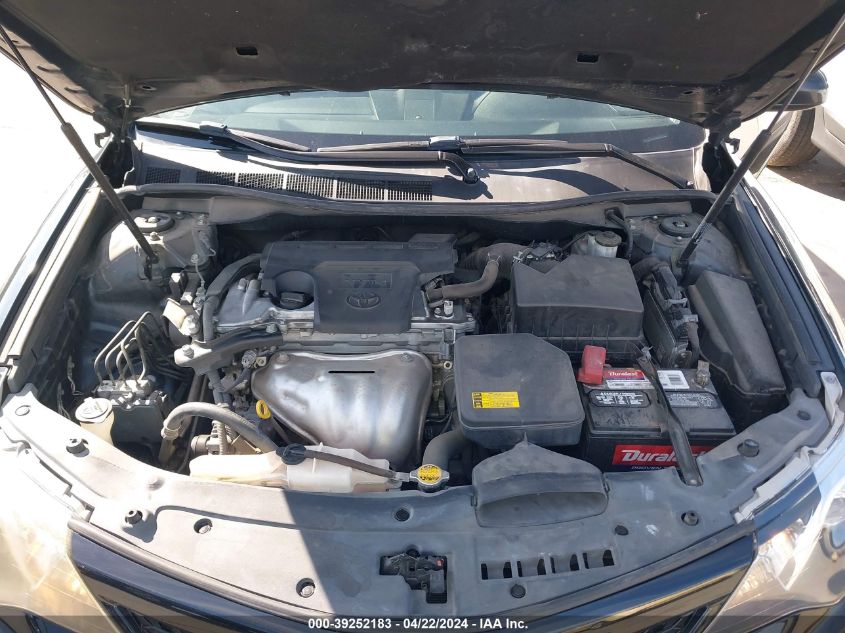 2012 Toyota Camry Se VIN: 4T1BF1FK9CU599351 Lot: 39252183