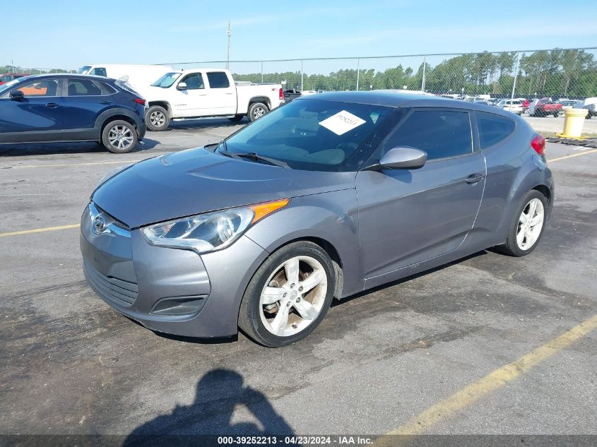 2015 Hyundai Veloster VIN: KMHTC6ADXFU227444 Lot: 39252213