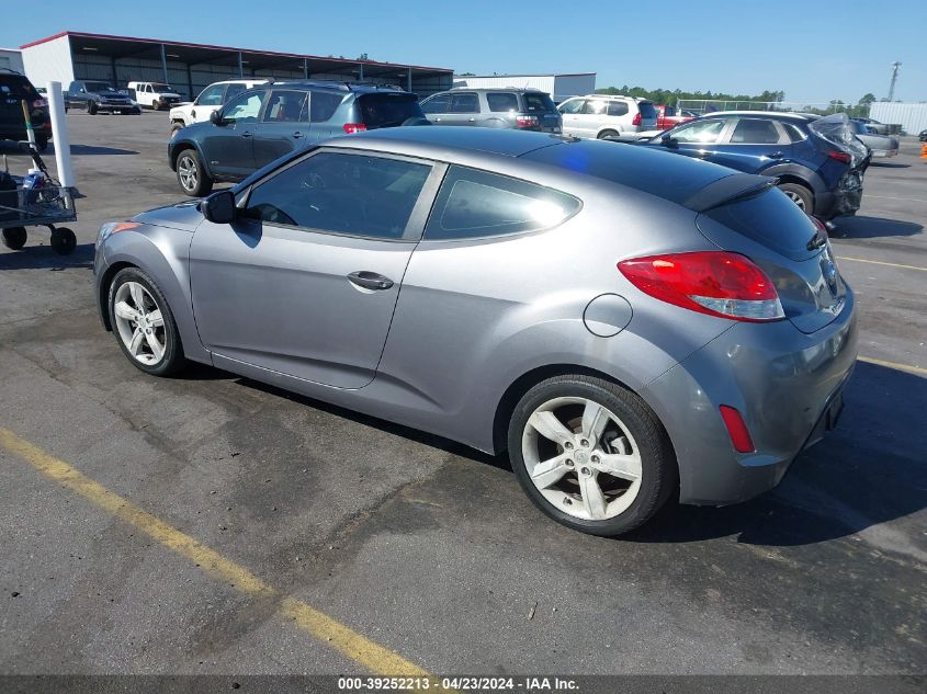 2015 Hyundai Veloster VIN: KMHTC6ADXFU227444 Lot: 39252213