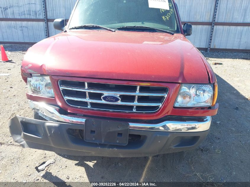 2001 Ford Ranger Edge/Xl/Xlt VIN: 1FTYR14U31PA37015 Lot: 39252226