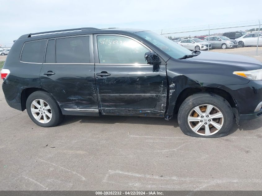 2012 Toyota Highlander Se V6 VIN: 5TDBK3EH3CS117673 Lot: 39252232