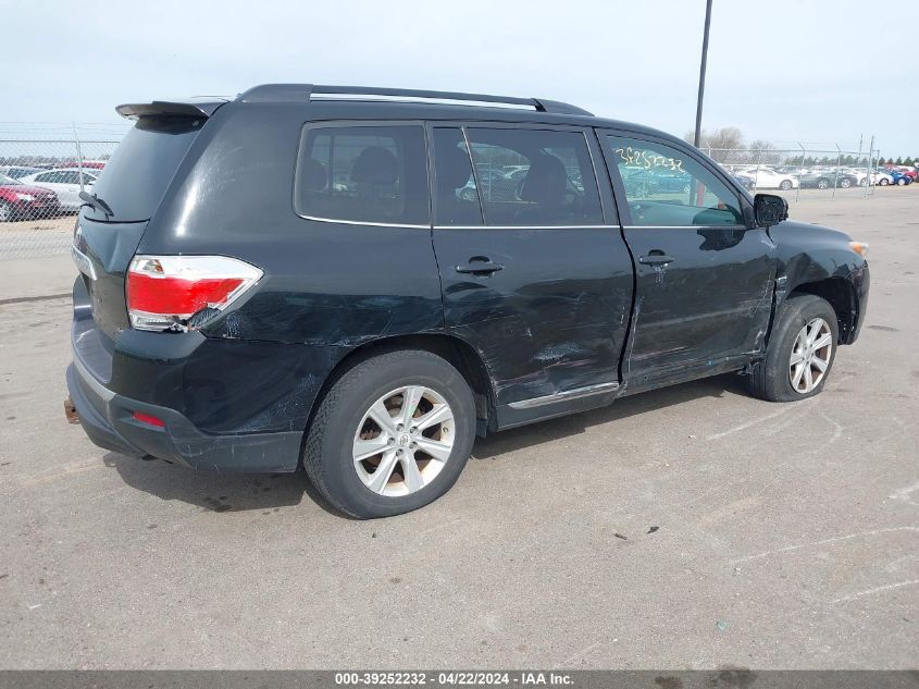 2012 Toyota Highlander Se V6 VIN: 5TDBK3EH3CS117673 Lot: 39252232