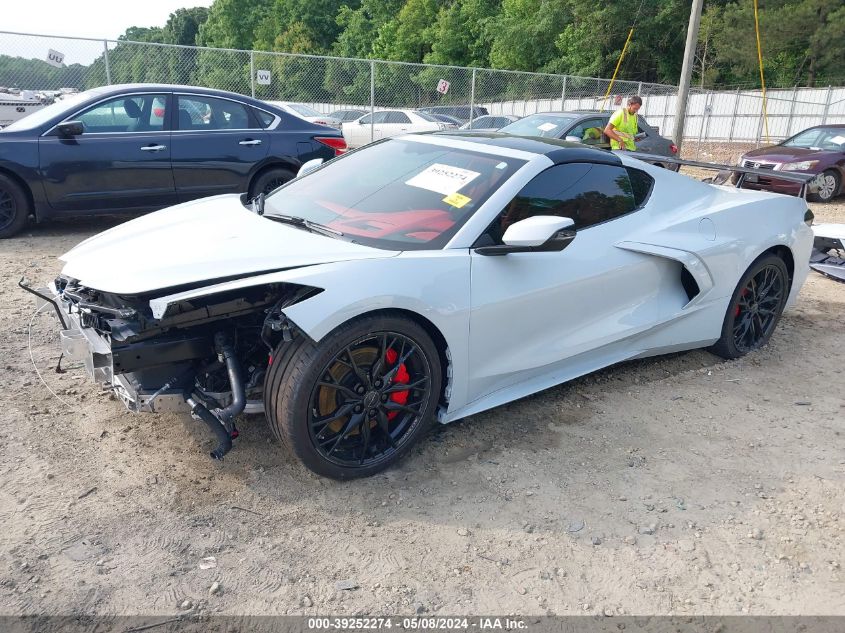 2023 Chevrolet Corvette Stingray Rwd 3Lt VIN: 1G1YC2D45P5127609 Lot: 39252274