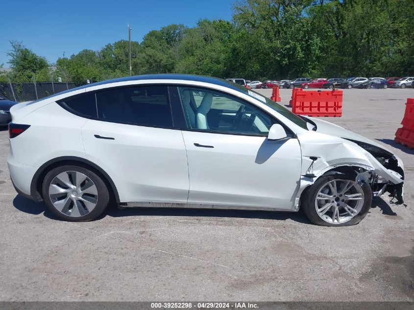 2023 Tesla Model Y Awd/Long Range Dual Motor All-Wheel Drive VIN: 7SAYGAEE2PF642162 Lot: 39252298