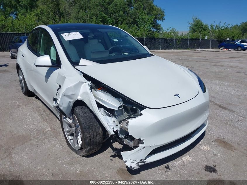 2023 TESLA MODEL Y AWD/LONG RANGE DUAL MOTOR ALL-WHEEL DRIVE - 7SAYGAEE2PF642162