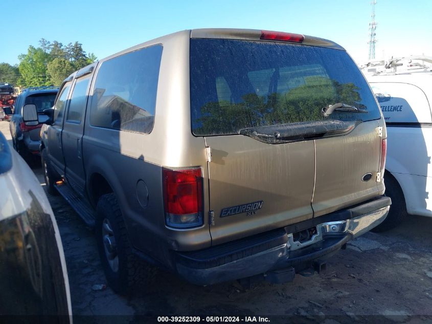 2000 Ford Excursion Xlt VIN: 1FMNU40S2YEB17351 Lot: 39252309