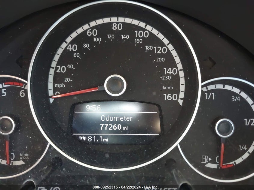 2014 VOLKSWAGEN BEETLE 3VWJL7AT8EM606774