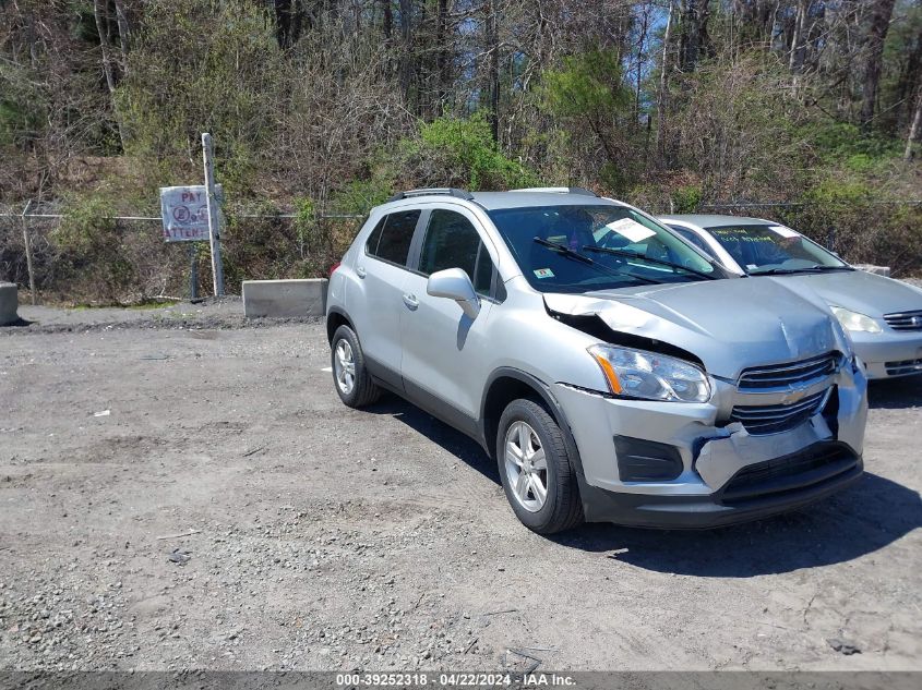 2016 Chevrolet Trax Lt VIN: KL7CJPSB3GB607118 Lot: 39252318