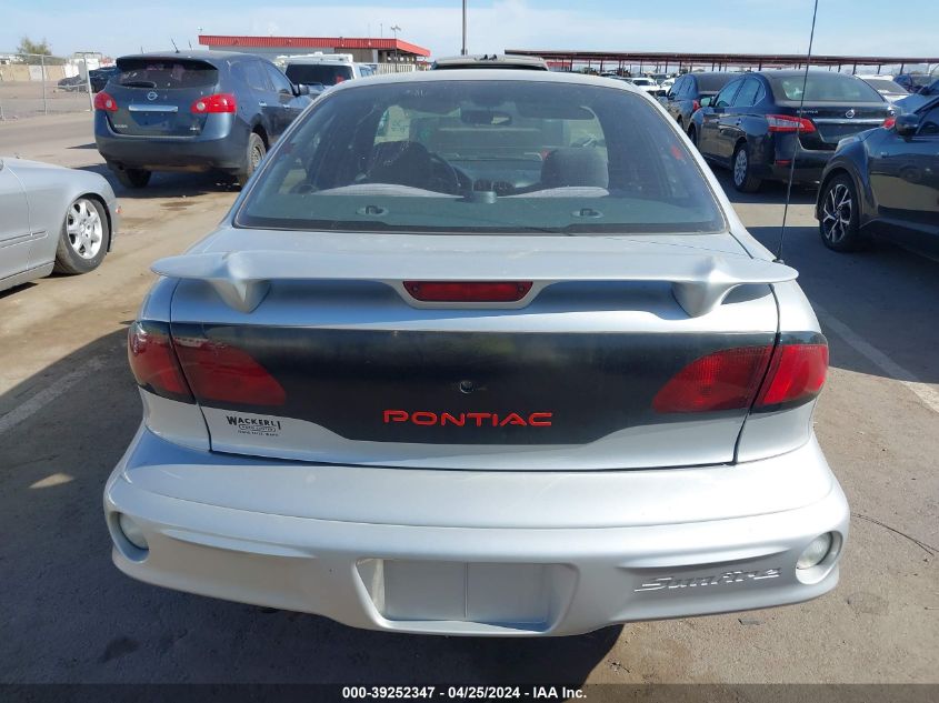 2001 Pontiac Sunfire Se VIN: 1G2JB52T417211380 Lot: 39252347