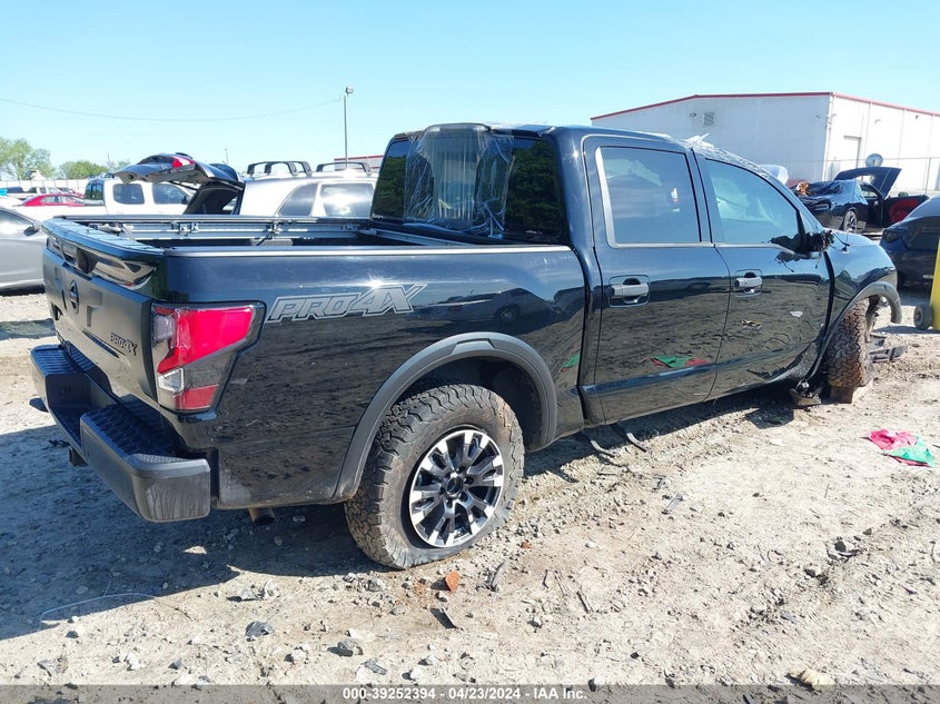 2021 Nissan Titan Pro-4X 4X4 VIN: 1N6AA1ED6MN510281 Lot: 39252394