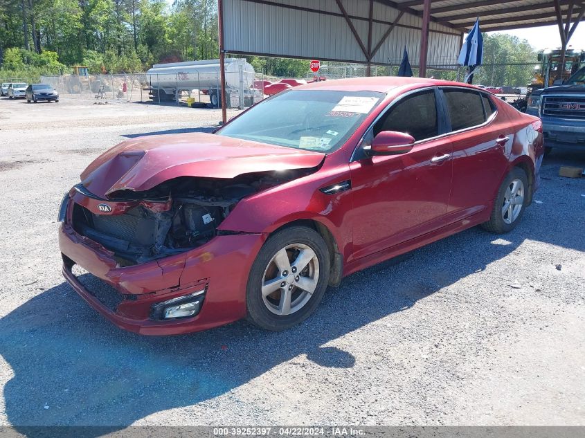 2015 Kia Optima Lx VIN: 5XXGM4A79FG487776 Lot: 39252397