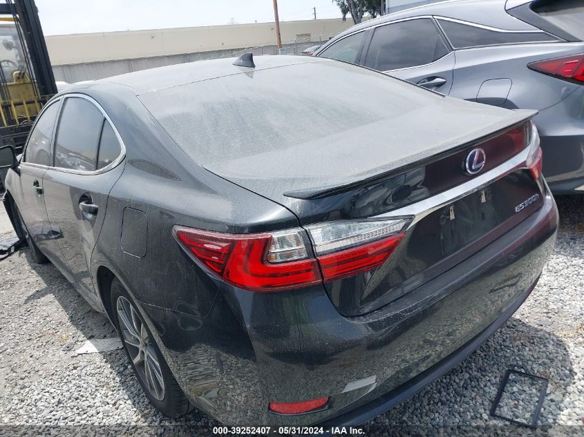 2017 Lexus Es 300H VIN: JTHBW1GG3H2153387 Lot: 39252407