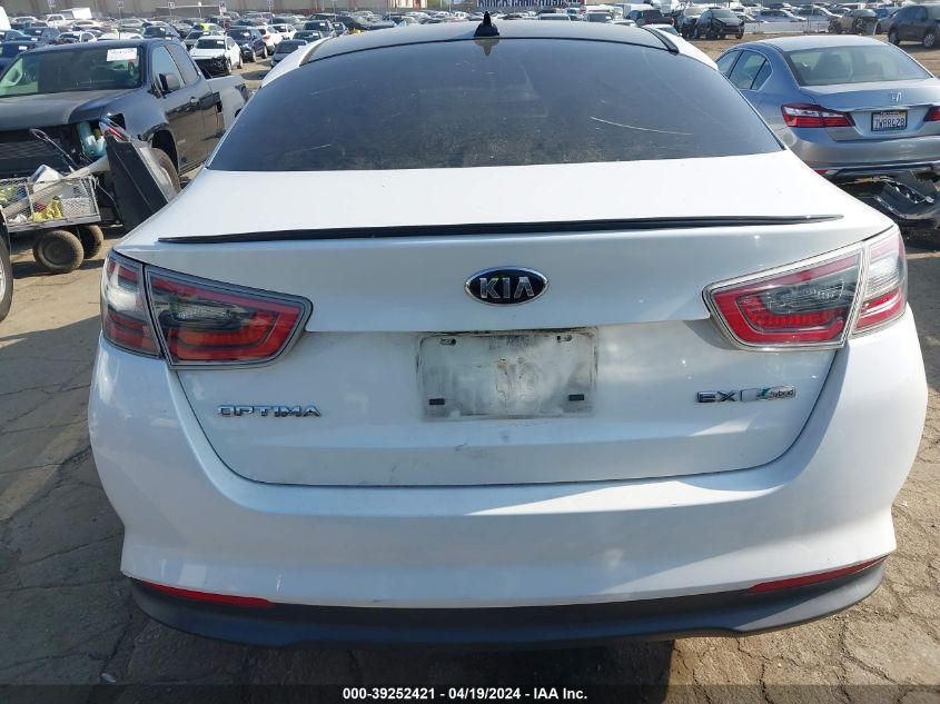 2014 Kia Optima Hybrid Ex VIN: KNAGN4AD0E5063213 Lot: 39252421