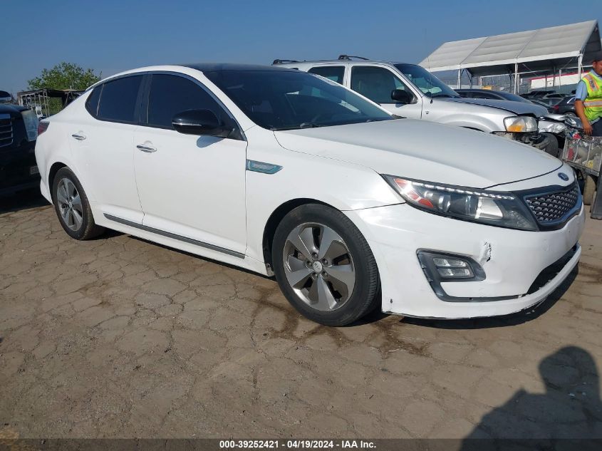 2014 Kia Optima Hybrid Ex VIN: KNAGN4AD0E5063213 Lot: 39252421
