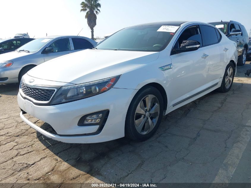 2014 Kia Optima Hybrid Ex VIN: KNAGN4AD0E5063213 Lot: 39252421