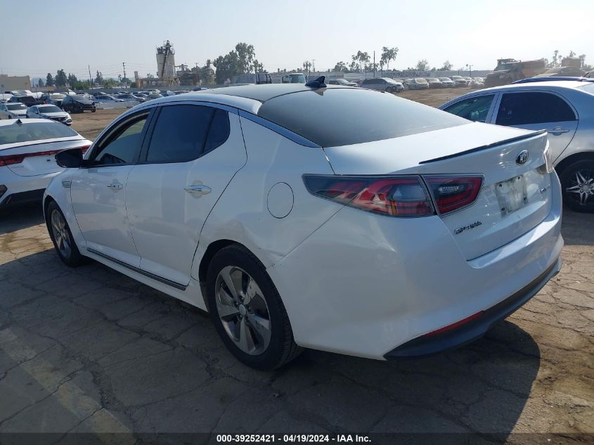 2014 Kia Optima Hybrid Ex VIN: KNAGN4AD0E5063213 Lot: 39252421